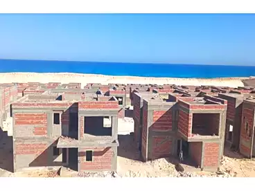 شاليهات للبيع في منتجع ازها - مدار، منتجعات الساحل الشمالى، 62 متر