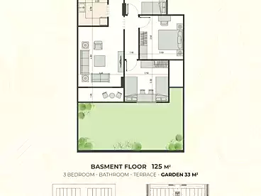 Apartments For sale in Eighth Neighborhood, Zahraa El Maadi, 125 sqm