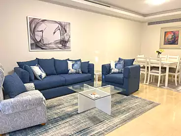 Apartment with Garden For rent in Festival Living - Cairo Festival City Compound, Cairo Festival City Compound - Al Futtaim, 140 sqm