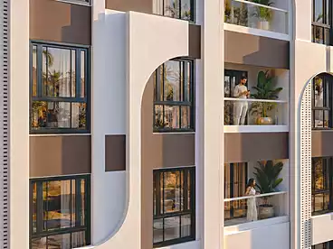Apartments For sale in Sheraton St., El Hadba, 75 sqm