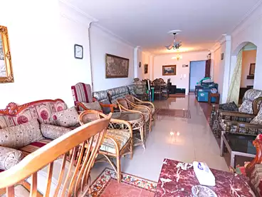 Furnished Apartment For sale in El Gaish Road, Sidi Bishr, 135 sqm