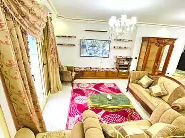 Furnished Apartment For rent in El Gaish Rd, El Mandara, 100 sqm