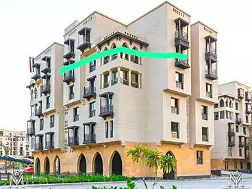 Apartment للبيع في كمبوند ارابيسك - الشركة السعودية المصرية، الفسطاط الجديدة، 155 متر