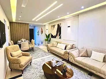 Furnished Apartment For sale in Shatee El Nakheel, Al Agamy, 100 sqm