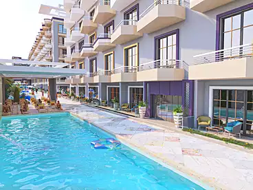 Apartments For sale in Lavanda Beach Resort - Alarabia, Hurghada Resorts, 72 sqm