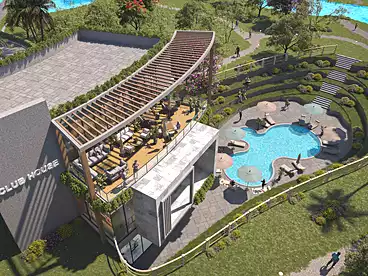 Apartment with Garden For sale in Shababeek Compound - Marquee, Compounds in New Cairo, 150 sqm