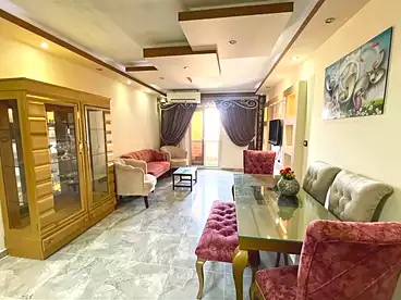 Furnished Apartment For rent in Al Aked Moustafa Mohammed Tawfik St, Camp Cesar, 135 sqm