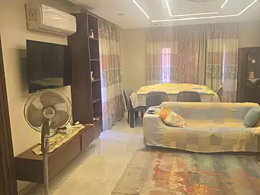 Furnished Apartment For rent in American University Housing District, New Cairo - 5th Settlement, 220 sqm