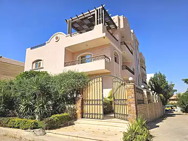 Duplex with Garden For rent in El-Shorouk Rd, Neighbourhood 1, 300 sqm