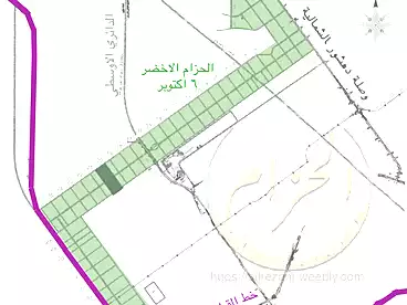 للبيع في وادي النيل، الحزام الأخضر، 751 متر