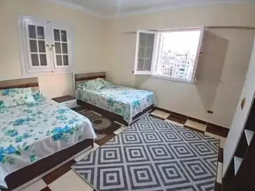 Furnished Apartment For rent in Ganaklis, Alexandria, 180 sqm