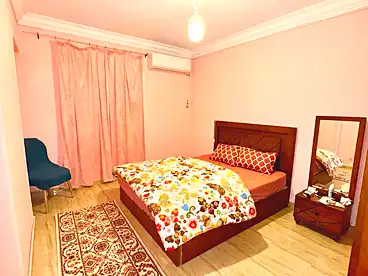 Furnished Apartment For rent in El Taawon, El Haram, 100 sqm
