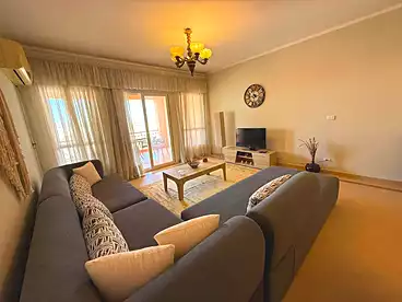 Furnished Apartment For rent in Flower - Dream Land Compound, Dream Land Compound - Bahgat Group, 140 sqm