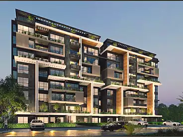 Apartments For sale in Najm Compound - Royal, Compounds in 6th Settlement, 150 sqm