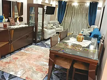 Furnished Apartment For rent in Mohammed Nagib Axis St., Southern Investors, 130 sqm
