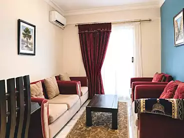 Furnished Apartment For rent in El Gaish Rd, El Mandara, 120 sqm