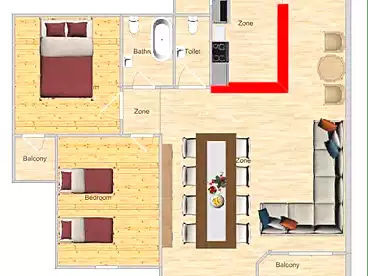 Apartments For sale in Ritaj Compound, Compounds in New Cairo, 124 sqm