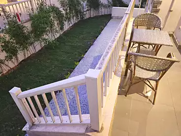 Apartment with Garden For rent in Jayd Compound - Secon, Compounds in New Cairo, 120 sqm