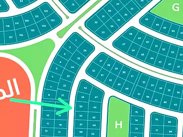 Residential Land For sale in Sixth Neighborhood, Bait El Watan, 689 sqm