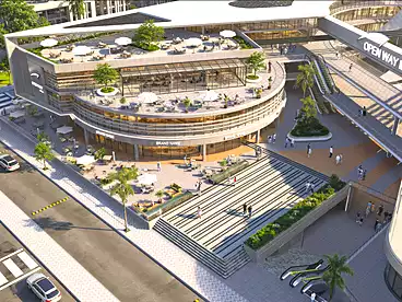 في اوبن واي مول - اعماررك للتطوير، مدينة دمياط الجديدة، 130 متر