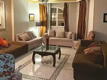 Furnished Apartment For rent in Degla, Maadi, 180 sqm