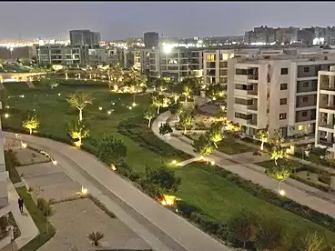 شقق للبيع في أوريجامي جاردنز - كمبوند تاج سيتي، كمبوند تاج سيتى - مدينة مصر، 131 متر