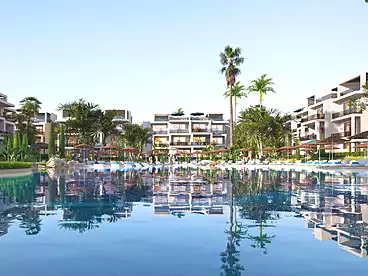 Apartments For sale in One 7 Resort - Kronberg, Hurghada City, 110 sqm