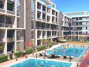 Apartments For sale in CLAN Resort, Hurghada Resorts, 107 sqm