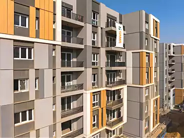 Apartments For sale in HAP Town Compound - Hassan Allam, Compounds in El Mostakbal City, 138 sqm