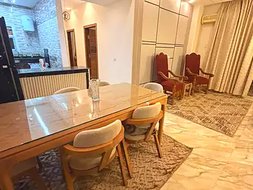 Apartment with Garden For rent in Degla Palms Compound - Memaar Al Morshedy, Compounds in Hadayek October, 80 sqm