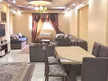 Furnished Apartment For rent in Amr Ibn El Aas St., El Matbaa, 140 sqm