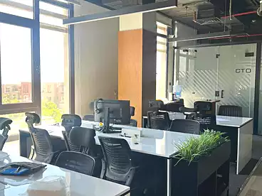 إداري للإيجار في ذا بلاتوه - كمبوند ديستريكت 5، كمبوند ديستريكت 5 - مراكز، 124 متر
