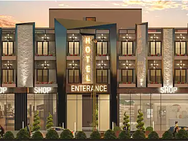 Apartments For sale in Hub Hotel - Al Basiony, New Damietta City, 91 sqm