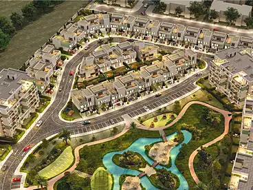Apartment with Garden For sale in Rock Green Compound, Compounds in New Heliopolis, 180 sqm