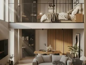 من المالك بدون اوفر شقه دورين LOFT في لاريفا العاصمه الاداريه D8 