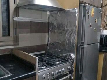 شقة تمليك بحصه بالأرض  مربع اغاخان وتفتيش الري خطوتين لشبراالعمومي مساحتها 110م