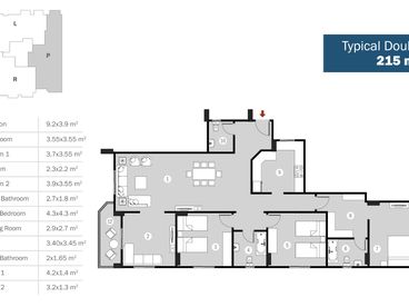 Apartment in Fourth Neighborhood 215 M² Semi Finished For sale